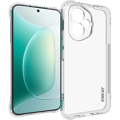 Huawei Honor 400 ENKAY Прозрачен TPU Калъф с Ъглови Airbag Защити със Скрийн Протектор