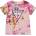 GUESS Розова тениска за мини момиче с цветя Guess