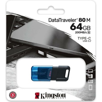 Image 1 of Kingston DataTraveler 80 M 64GB USB 3.2 (DT80M/64GB)