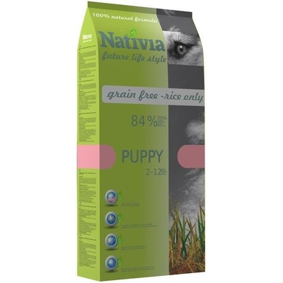 Nativia Dog Puppy Lamb&Rice 15 kg