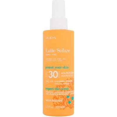 Pupa Sunscreen Milk SPF30 vodeodolné opaľovací mlieko 200 ml