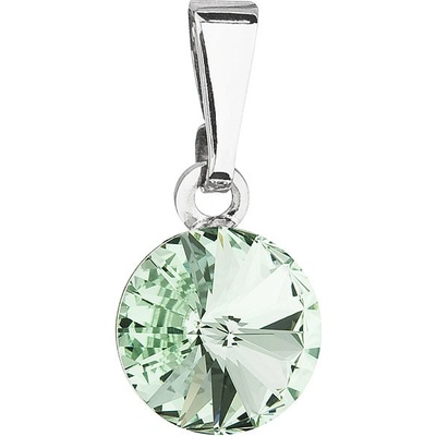 Pavona Přívěsek bižuterie se Swarovski krystaly zelený kulatý 54018.3