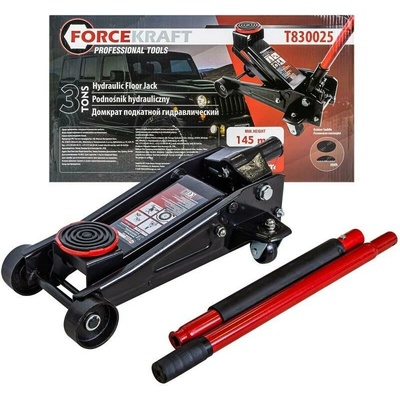 FORCEKRAFT Hydraulický zdvihák žaba 3 t zdvihák+guma
