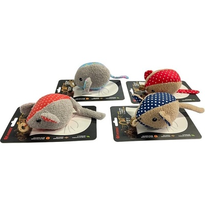 Pet Interest® Забавна котешка играчка - мишка със сребърна лоза