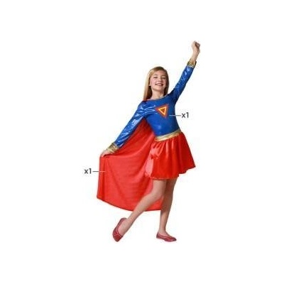 BigBuy Carnival Костюм Герой от комикс момиче Размер 3-4 години