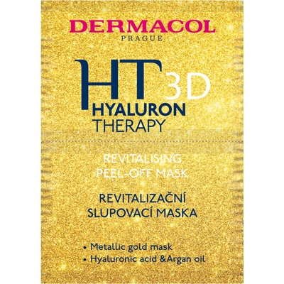 Dermacol 3D Hyaluron Therapy Revitalising Peel-Off pleťová maska 15 ml