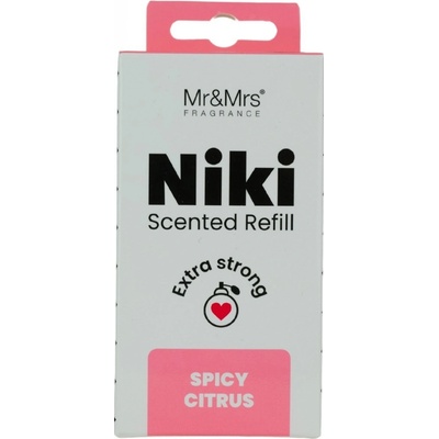 Mr & Mrs Fragrance Niki Spicy Citrus náhradná náplň