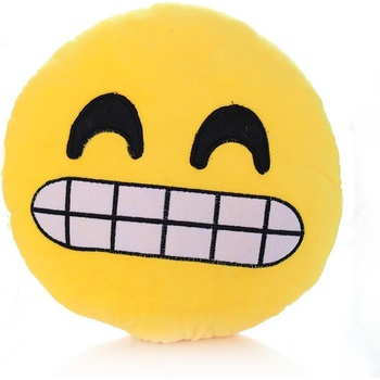 TFY Emji 009 Mäkučký vankúš grinning 31cm