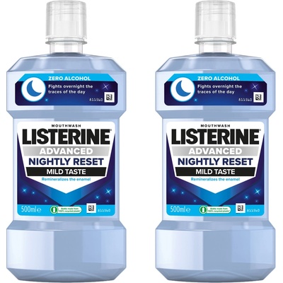 Listerine Advanced Nightly Reset 2 × 500 ml