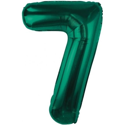 Godan Fóliový balón číslo 7 tmavozelené 85 cm