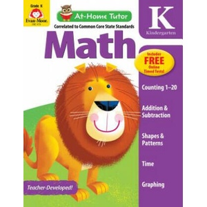 At-Home Tutor Math, Kindergarten | Jo Ellen Moore (ISBN: 9781613689806)