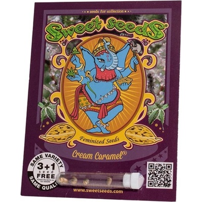 Sweet Seeds Cream Caramel semienka neobsahujú THC 100 ks