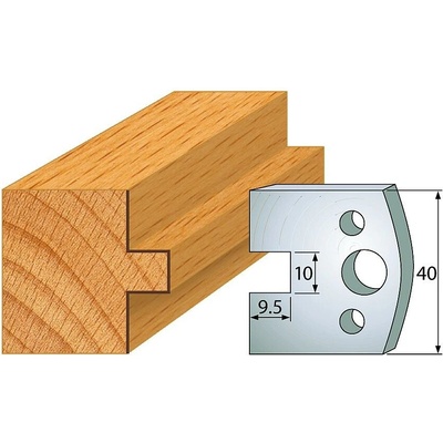 IGM profil 092 - pár nožů 40x4mm SP