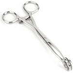 Mr. Steel Cube Tongs O Shape Silver