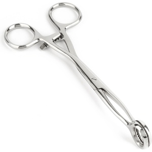 Mr. Steel Cube Tongs O Shape Silver