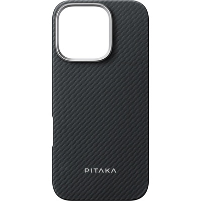 Pitaka MagEZ Case 5 MagSafe kryt iPhone 16 Pro Max Black/Grey Twill