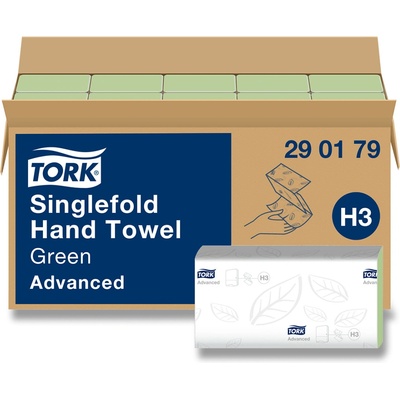 Tork Singlefold dvouvrstvé zelené 250 ks 290179