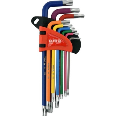 Yato Sada farebných kľúčov TORX T10 - T50 9ks YT-05633
