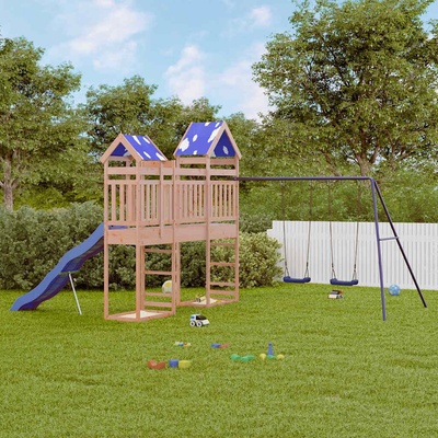 vidaXL Комбинирано детско съоръжение, масивна дугласка дървесина (3279128)