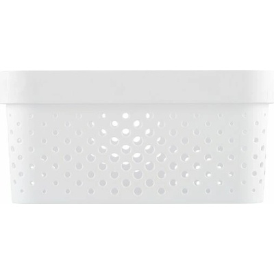 Curver Infinity box bodkovaný biely 26 x 17,5 x 12,3 cm 4,5 l