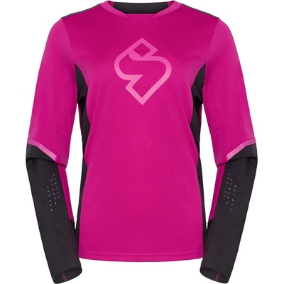 Sweet Protection Дамска фланелка с дълъг ръкав за колоездене Sweet Protection Women's Hunter II Park Long Sleeve Cycling jersey - Fuchsia (156-2829-0214)