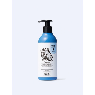 Yope Prírodný regeneračný sprchový gél Sandalwood Saffron and Patchouli 400 ml