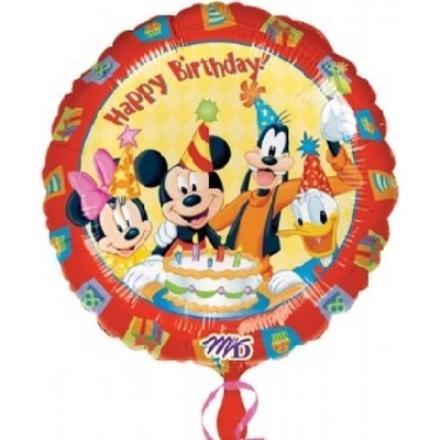 Fóliový balónik Mickey Happy Birthday 43 cm