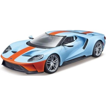 Maisto - 2017 Ford GT, синьо-оранжев, 1: 18