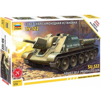 Zvezda SU-122 Soviet Tank Destroyer 1:72
