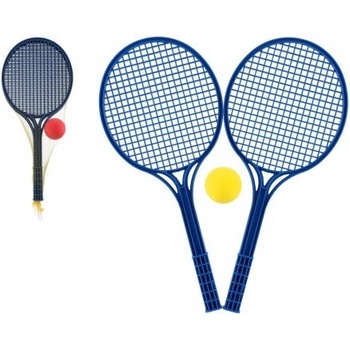 Teddies Soft tenis plast barevný míček 53cm v síťce
