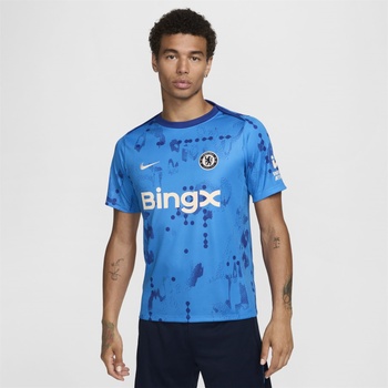 Nike Футболна фланелка Nike Chelsea Home Pre Match Shirt 2024 2025 Adults - Blue