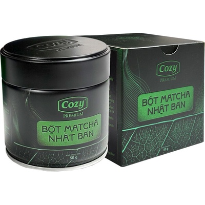 Cozy Matcha čaj 50 g Premium Japan Japonský zelený čajový prášek 50 g