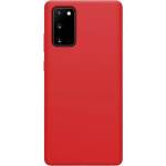 Nillkin Samsung Note 20 5G / Note 20 NILLKIN FLEX PURE силиконов калъф за телефон, ултратънък, матов, ЧЕРВЕН (GP-98632)