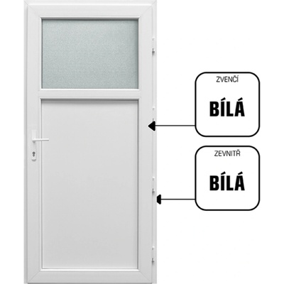 CanDo DRAVA bílé 98 x 208 cm levé