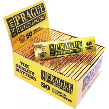 Prague Filters and Papers - King Size Papiere dlhé - box 50 ks