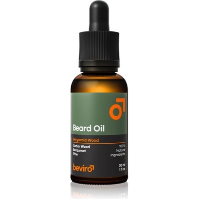 Beviro Bergamia Wood масло за бради с аромат на дървесина 30ml