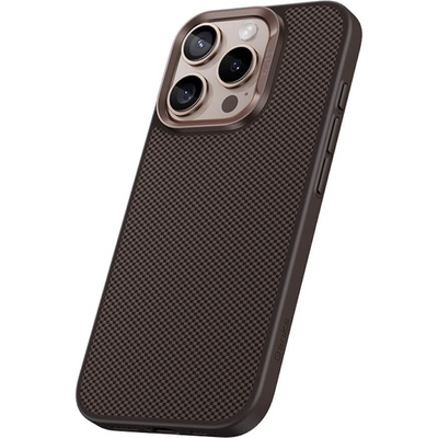 Benks Magnetic Armor Lite Kevlar Case 600D - удароустойчив кевларен кейс с MagSafe за iPhone 16 Pro (златист)