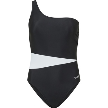 Zoggs Lattice One Shoulder Womens - Black