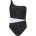 Zoggs Lattice One Shoulder Womens - Black