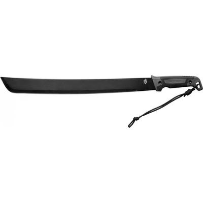 GERBER Gator Bush Machete Mačeta s puzdrom čierna / Mačeta / čepeľ 45.5 cm / hladká čepeľ (31-002848)