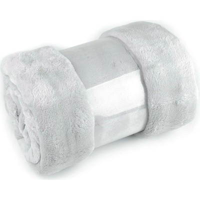 Deka bubble fleece 150x200 cm šedá světlá 1 ks