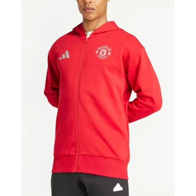 Adidas Manchester United Anthem Jacket Red