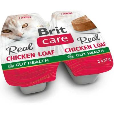 Brit Care Cat Real Chicken Loaf 2 x 37 g