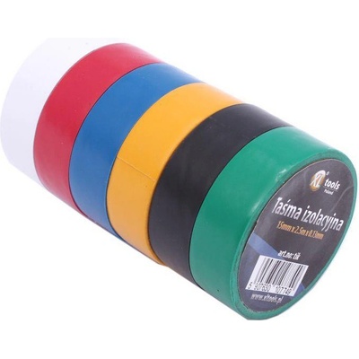 XL-TOOLS Izolačná páska PVC 3 m 6 farieb
