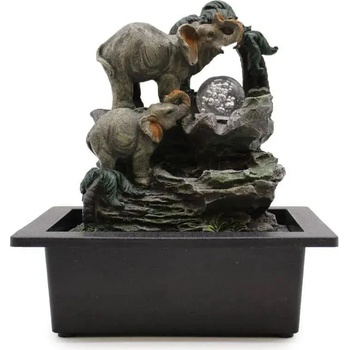 AWM Pokojová vodní fontána Sloní rodina 30 cm