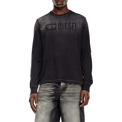 Diesel T-ADJUST-LS-K4 T-SHIRT černá