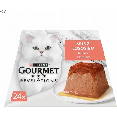 Gourmet Revelations losos paštika v omáčce 24 x 57 g