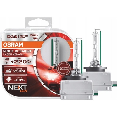 Osram xenonová výbojka D3S XENARC NIGHT BREAKER LASER +220% BOX