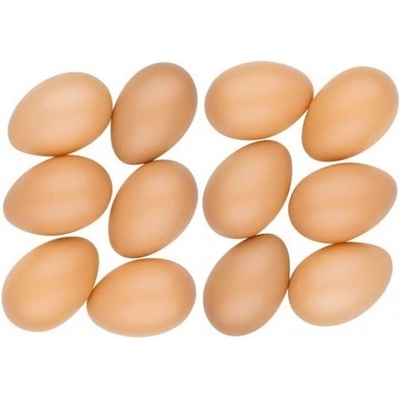 Vajíčka plastová bez šňůrky 6 cm 12 ks 9991 – Zboží Dáma