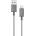 Moshi Integra USB-C Charge and Sync Cable - USB-C кабел за Macbook и устройства с USB-C (25 см) (сив)